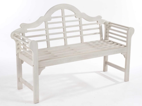 Greenhurst Lutyens Style Bench White