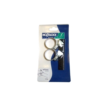 Hozelock 32mm Zinc Hoseclip (Pair)