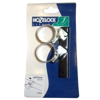 Hozelock 32mm Zinc Hoseclip (Pair)