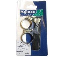 Hozelock 25mm Zinc Hoseclip (Pair)