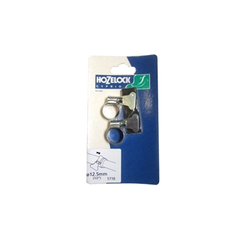 Hozelock 12mm Zinc Hoseclip (Pair)