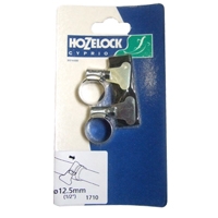 Hozelock 12mm Zinc Hoseclip (Pair)