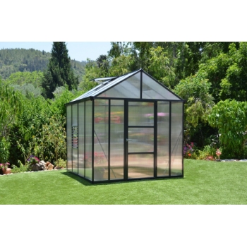 Palram 8x8 GLORY (Dark Grey) Premium Greenhouse