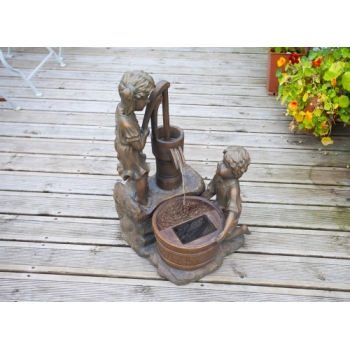 Smart Solar Boy & Girl Water Pump Fountain