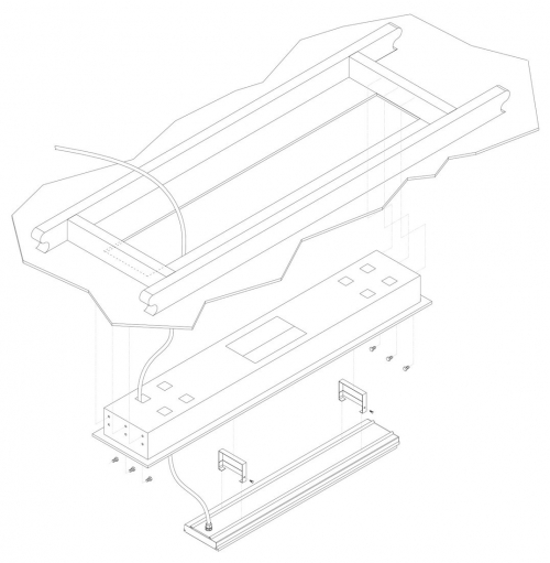 Heatstrip Flush Mount Enclosure for THD1500 Heatstrip