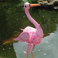 Velda Flamingo/Crane Pond Ornament B