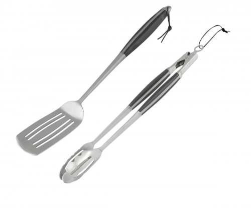 Campingaz Premium Stainless Steel Tongs + Spatula Kit