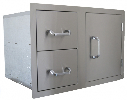 Beefeater Built-In Dual Drawer & Single Door Combination