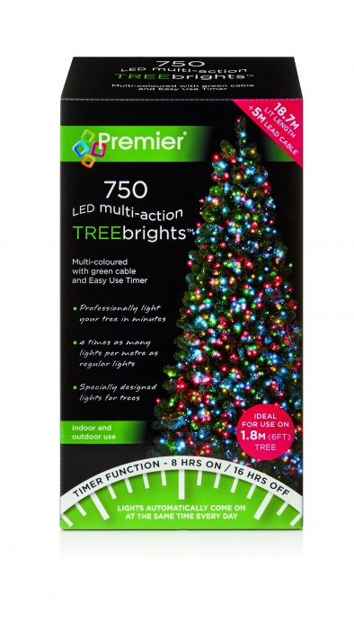 Premier Treebrights 750 Multi Coloured Led's