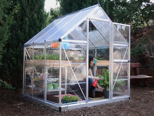 Palram-Canopia HYBRID 6x6 - SILVER Greenhouse