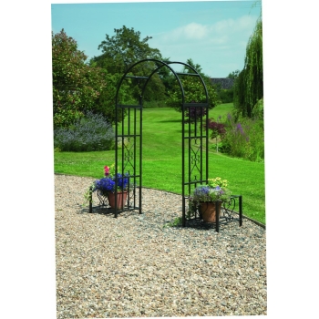 Greenhurst Huntingdon Ornamental Arch and Planters