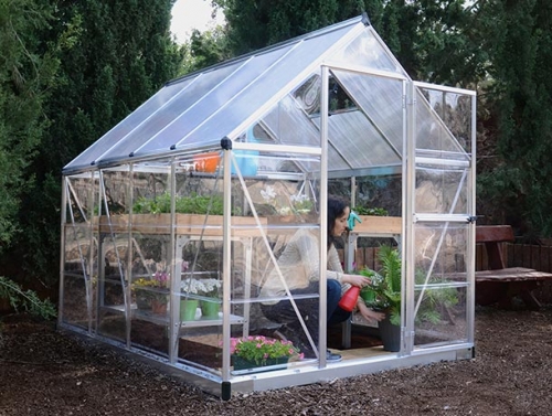 Palram-Canopia HYBRID 6x8 - SILVER Greenhouse