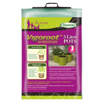 Haxnicks Vigoroot Pots 5L (3 Pack)