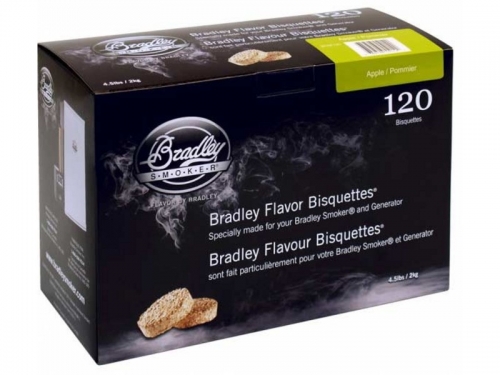 Bradley Apple Flavour Bisquettes 120 Pack