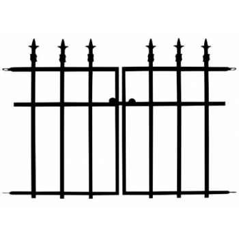 Panacea Classic Finial Gate (Black)