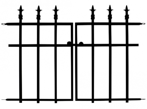 Panacea Classic Finial Gate (Black)