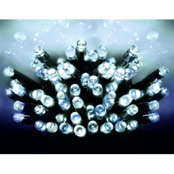 Premier 100 Multi Action Battery LED Christmas Lights (White)