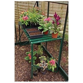 Halls Single Tier Green Aluminium Staging (4ft)