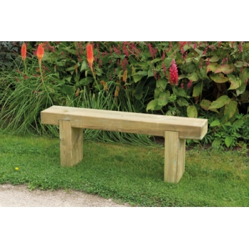 Forest Garden Sleeper Bench 1.2m