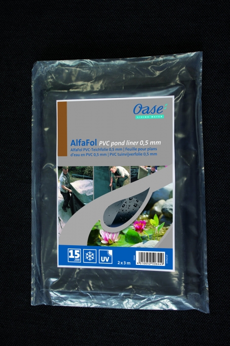 Oase Alfafol PVC Pond Liner 0.5 mm Pre-Packed 2m x 3m