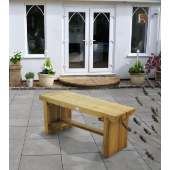 Forest Garden Double Sleeper Bench 1.2m