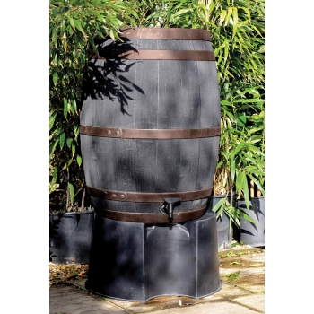 Stewart 235 Litre Oak Effect Water Butt Copper