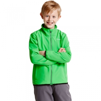 Dare 2b Boys & Girls Derive II Full Zip Lightweight Softshell Jacket 11 -12 Years - Chest 75 -79cm (Height 146 -152cm)