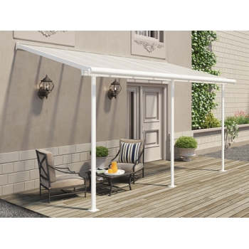 Palram 2.3X4.6 Sierra Veranda Patio Cover White - Clear