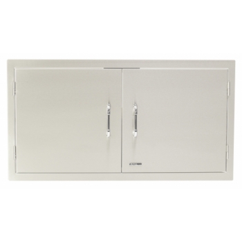 BULL 97cm Double Door: Stainless Steel