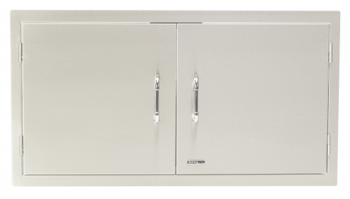 BULL 97cm Double Door: Stainless Steel