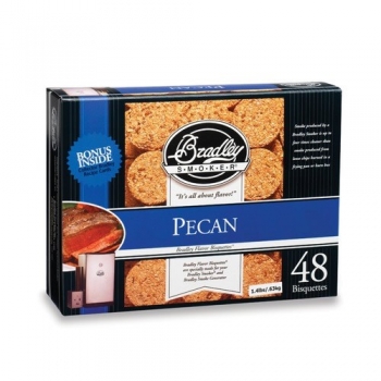 Bradley Pecan Flavour Bisquettes 48 Pack