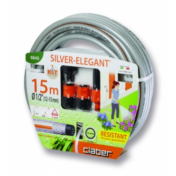 Claber Silver Elegant Kit 1/2" (13mm) 15M Hosepipe