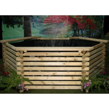 Norlog 400 Gallon XL Garden Pool with Liner