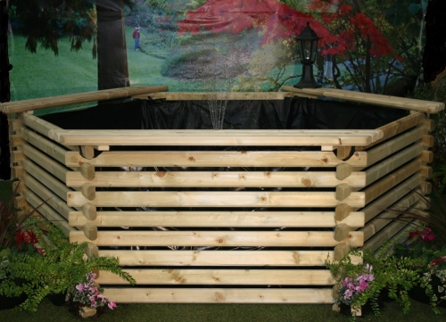 Norlog 400 Gallon XL Garden Pool with Liner