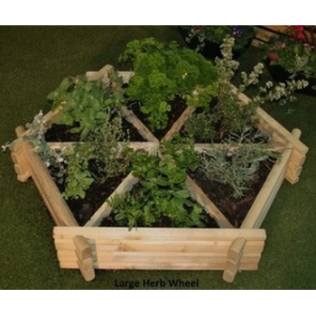 Norlog Medium Herb Wheel / Planter