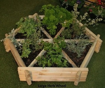 Norlog Medium Herb Wheel / Planter