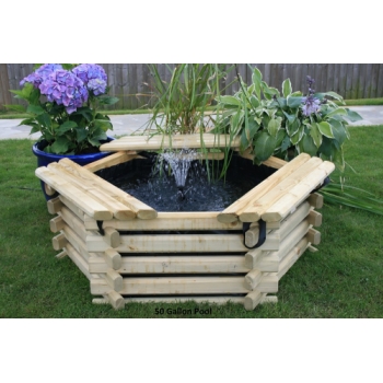 Norlog 50 Gallon Garden Pool with Fountain