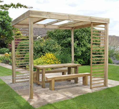 Forest Garden Dining Pergola