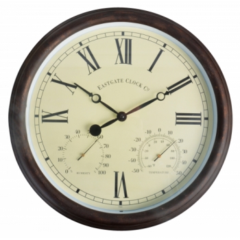 Fallen Fruits Wall Clock & Weather Station (Roman)