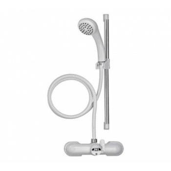 Croydex Push Fit Shower Mixer Set  - White