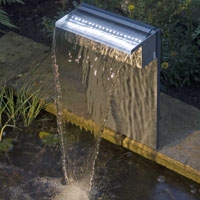 Ubbink Niagra Stainless Steel Waterfall 60cm - WITH LED