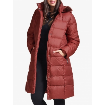 Four Seasons Puffer Coat, Black