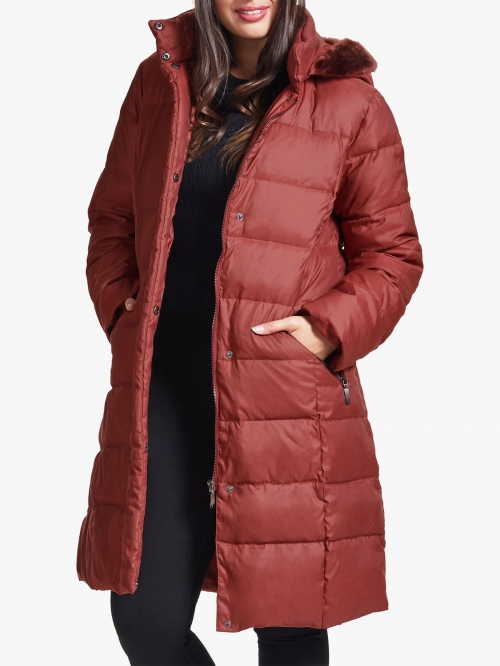 Four Seasons Puffer Coat, Black