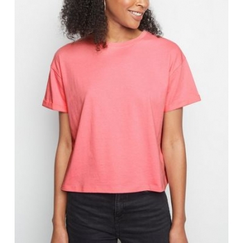 Pink Neon Organic Cotton Boxy T-Shirt