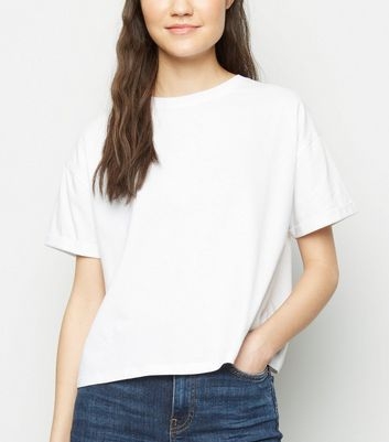 White Organic Cotton Boxy T-Shirt