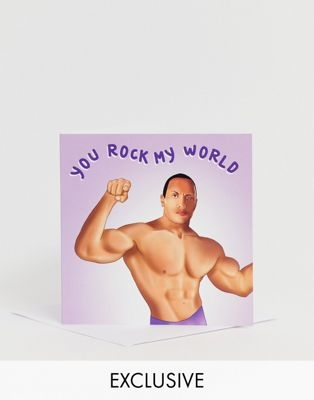 WACTT exclusive you rock my world card