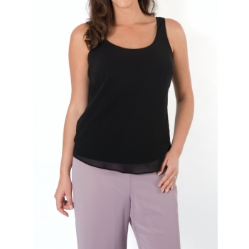 Chesca Chiffon Camisole, Hyacinth