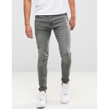 Jack & Jones skinny fit jeans in washed grey