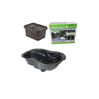 PondXpert EcoFilter 2000 Pond Kit with Preformed Pond