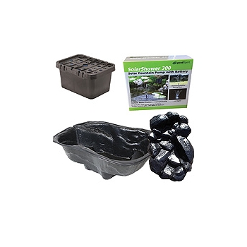 PondXpert EcoFilter 2000 Pond Kit with Preformed Pond & Waterfall